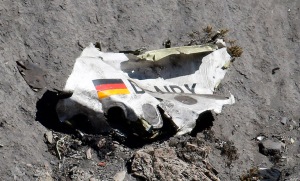Wreckage courtesy of Emmanuel Foudrot/Reuters